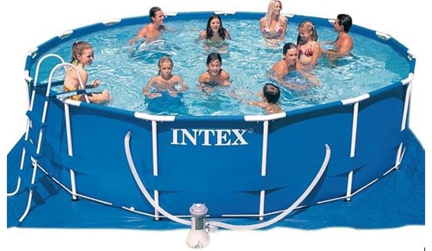 Intex zwembad met frame