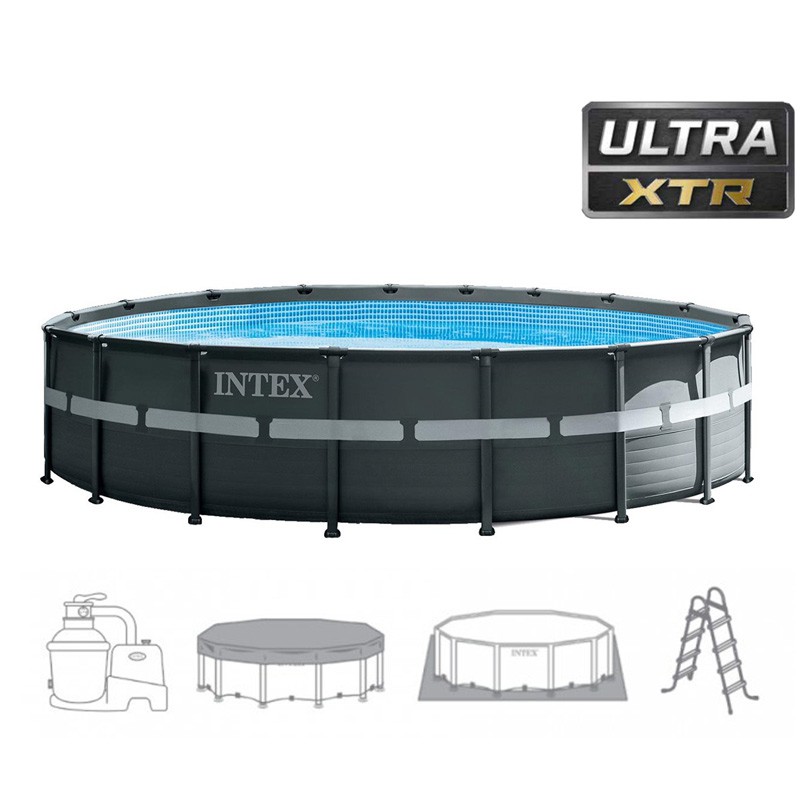 toevoegen elke dag Aan het liegen Intex Ultra Frame XTR Pool 488 x 122 cm met zandfilterpomp